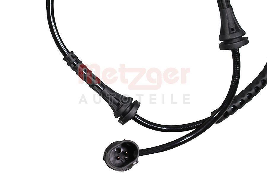Capteur ABS (Capteur de vitesse de roue) METZGER ref. 09001497